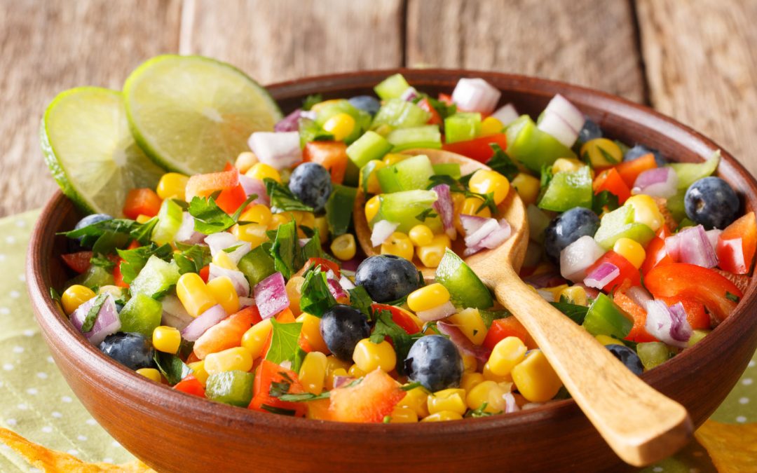 Blueberry salsa – sweet and tangy