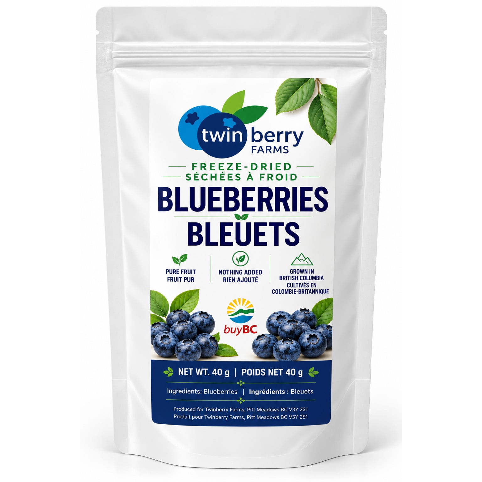 Freeze-dried Blueberries