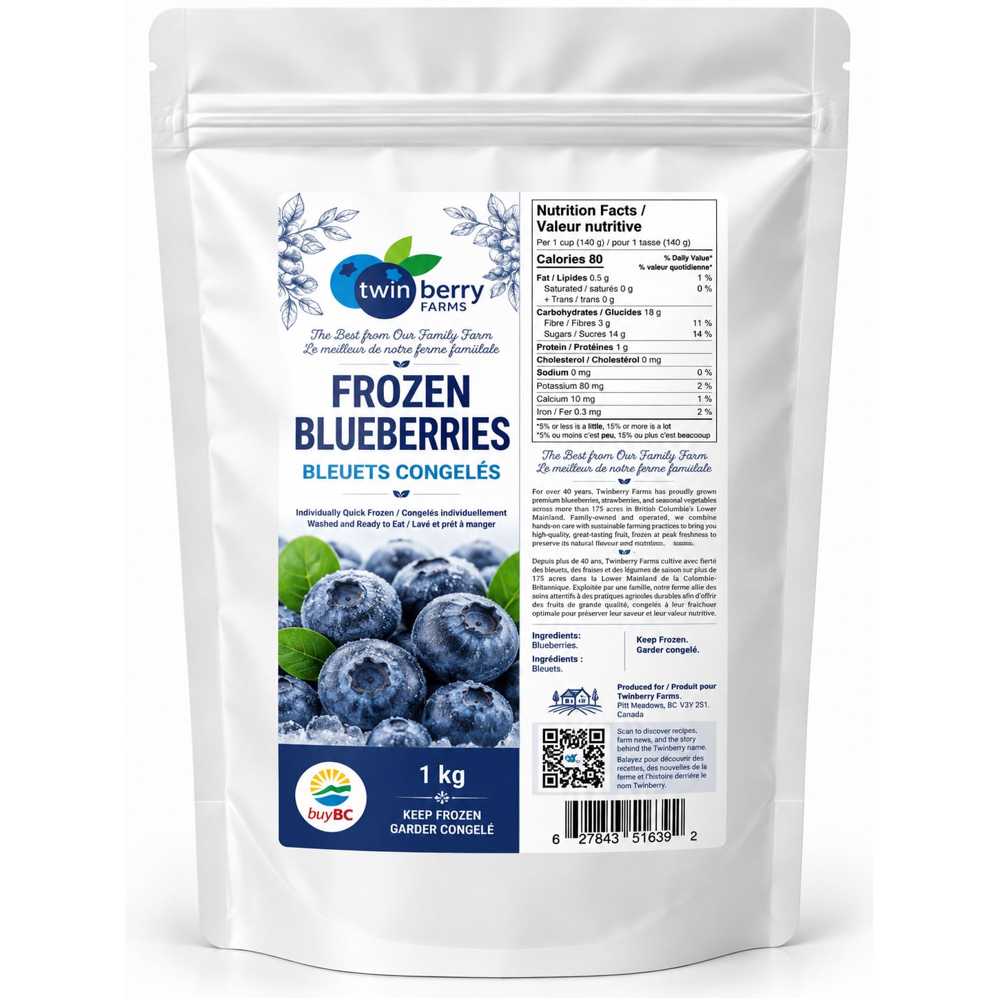 Frozen Blueberries